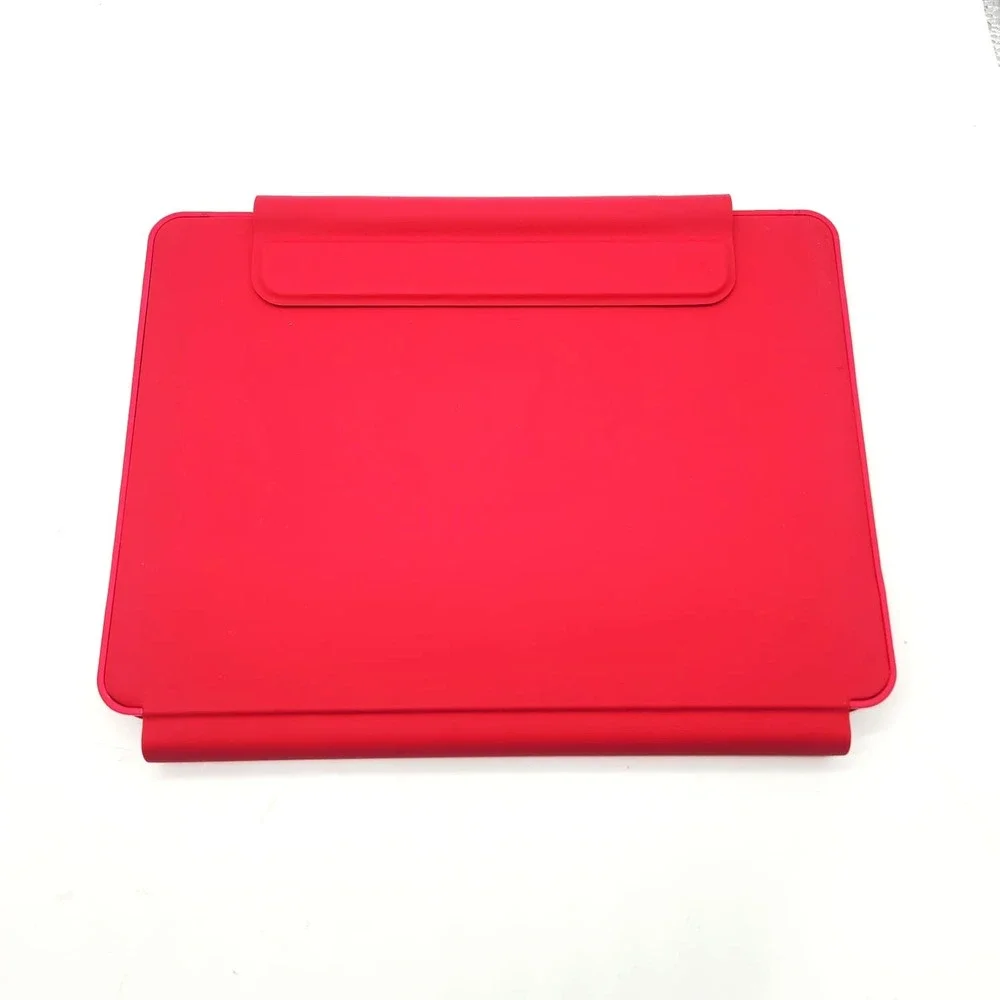 Azalea Red iPad 11th 10th Gen Keyboard Case‎ with Backlit Keys & Touch Trackpad